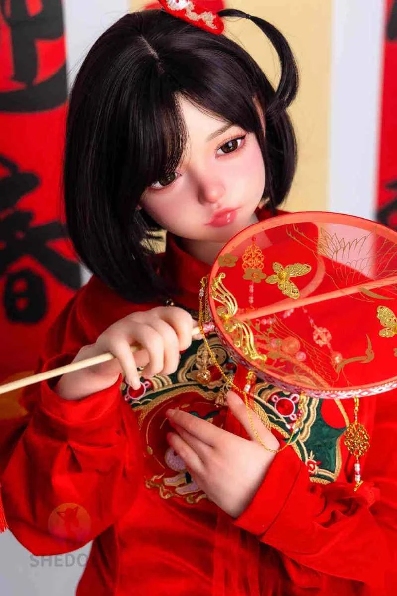 150cm/4ft11 B-cup Silicone Head Sex Doll – Duoduo