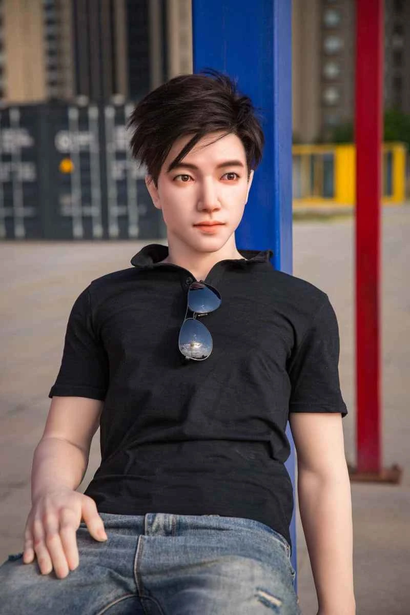 177cm/5ft10 Male Silicone Sex Doll – Qing