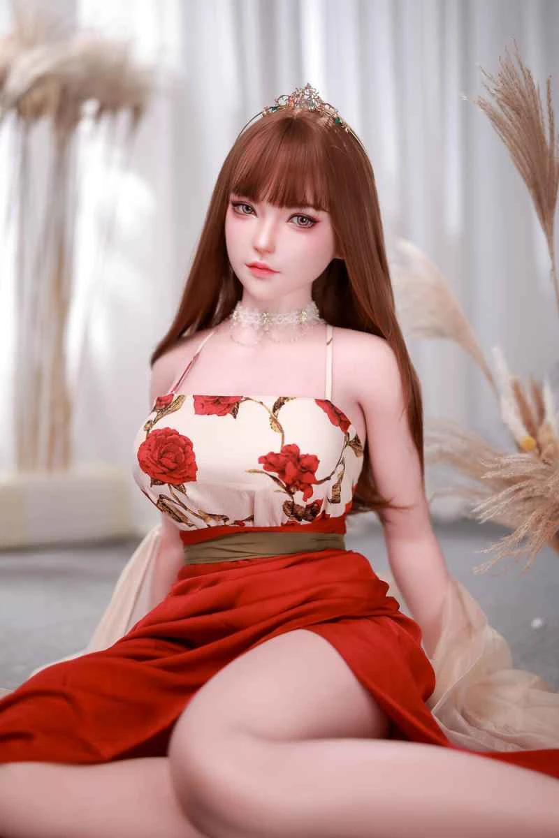 163cm/5ft4 F-cup Silicone Sex Doll Review - Peach by JY Doll