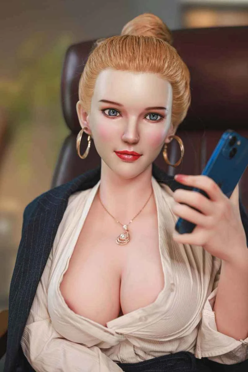 163cm/5ft4 K-cup Silicone Head Sex Doll Emily Aly Review - JY Doll