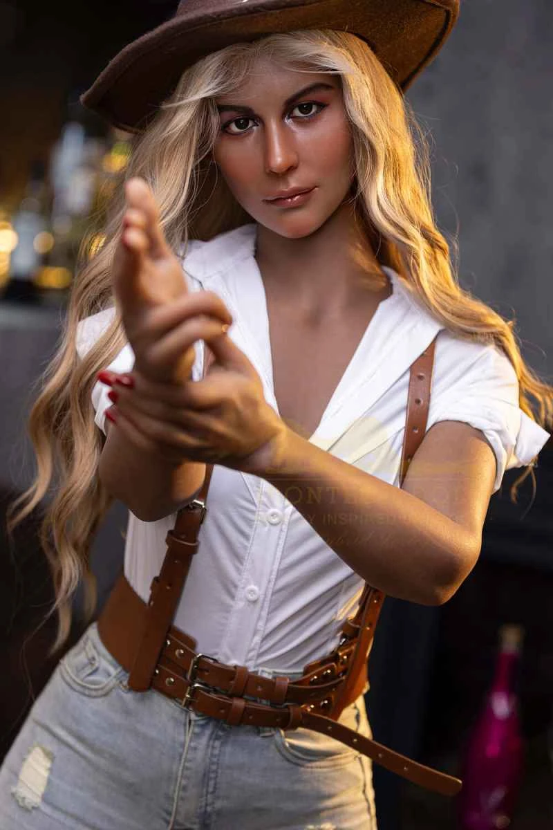 162cm/5ft4 A-cup Silicone Head Sex Doll – Veronica