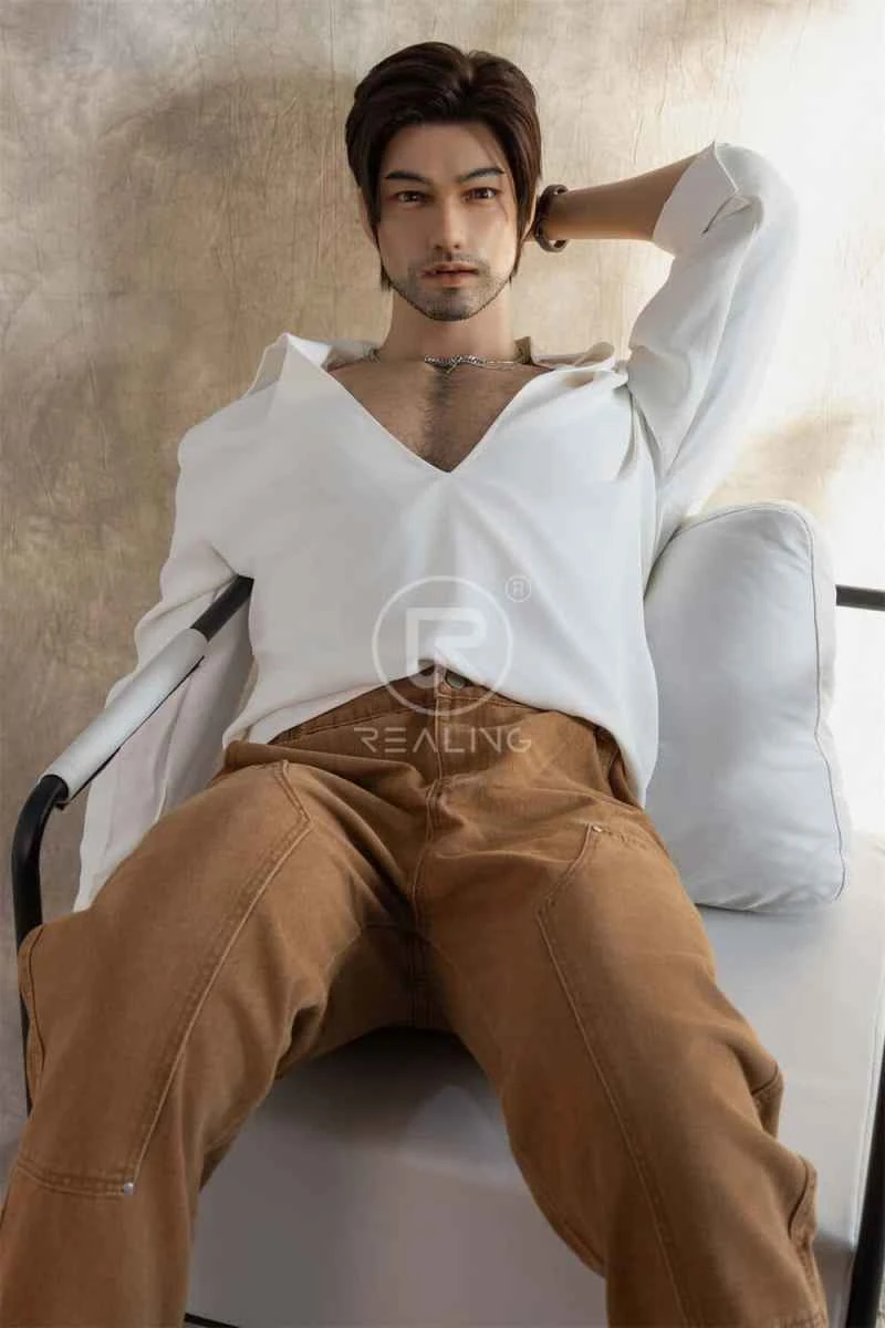 186cm/6ft1 Male Silicone Sex Doll – Hongshen